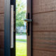 Modern Composite Horizontal Privacy Fence with Aluminum Posts and Rails