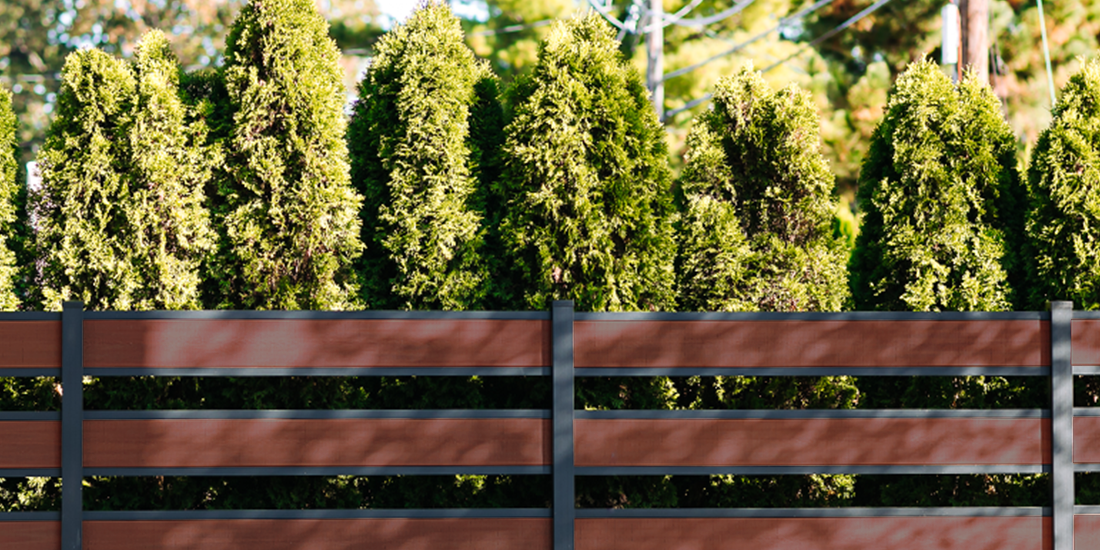 wpc wood plastic composite fence modern euro fences chicago