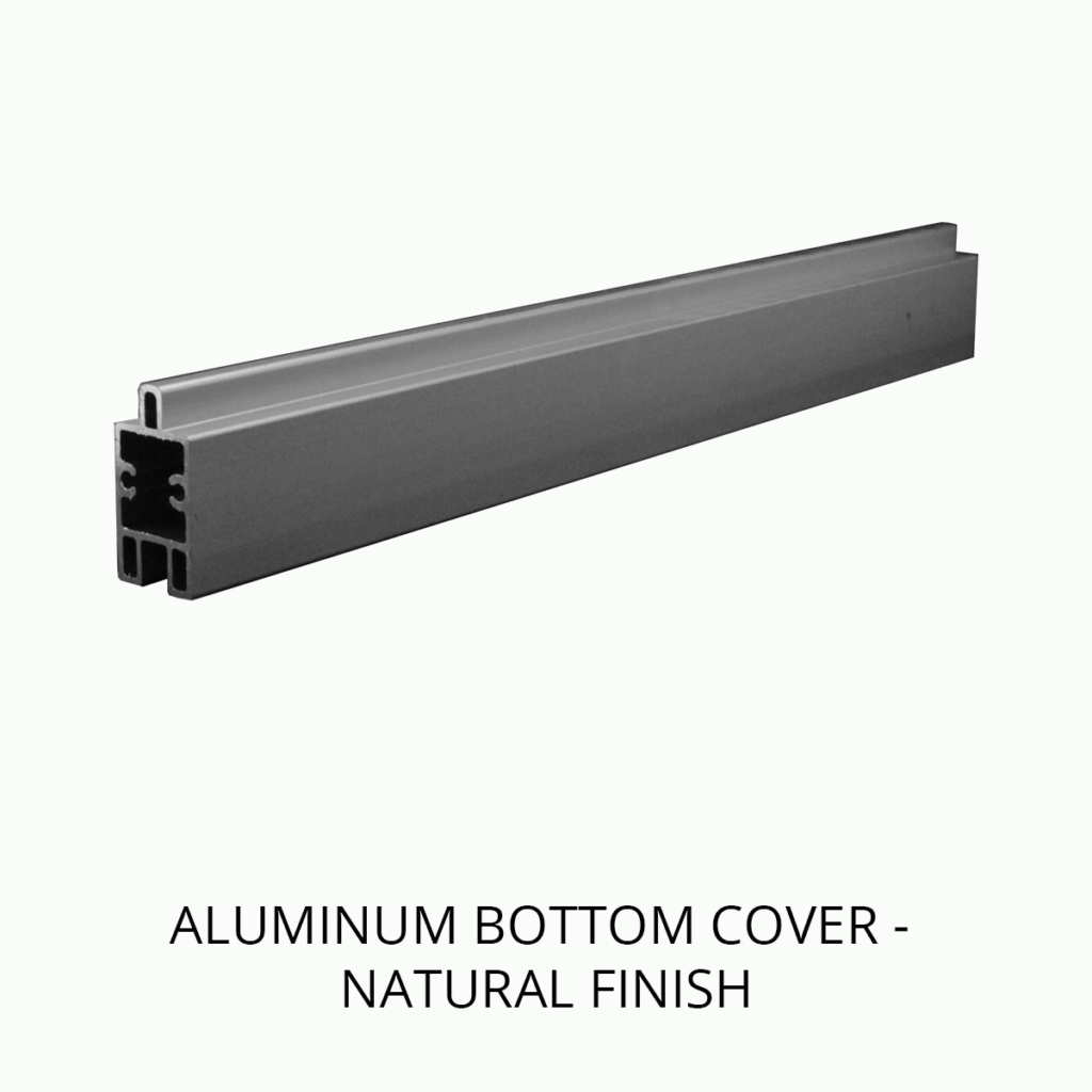 Bottom Frame Cover Panel Bottom Cover (Rail) – Modern Fence Chicago