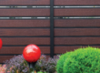 Modern Fence Chicago - Semi Privacy Composite Fence With Aluminum Posts And Rails