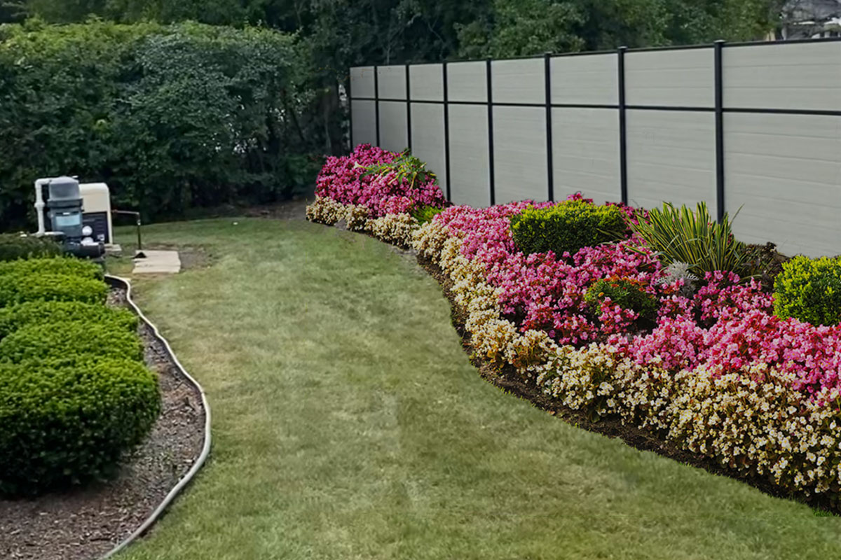 Sandy Birch – Modern – Composite – Horizontal -Fencing